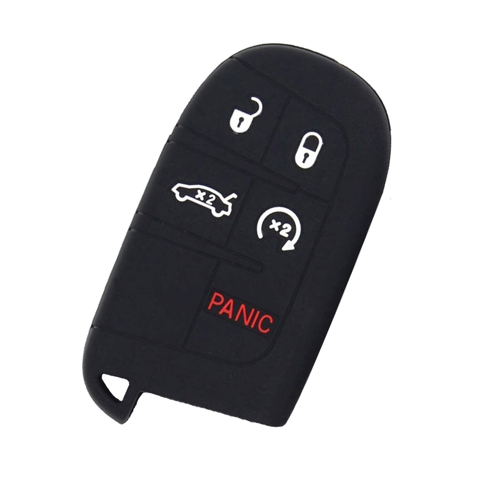 Fit Chrysler Dodge Jeep 2 Button Remote Smart Key Fob Silicone Skin Case Cover - Foto 3