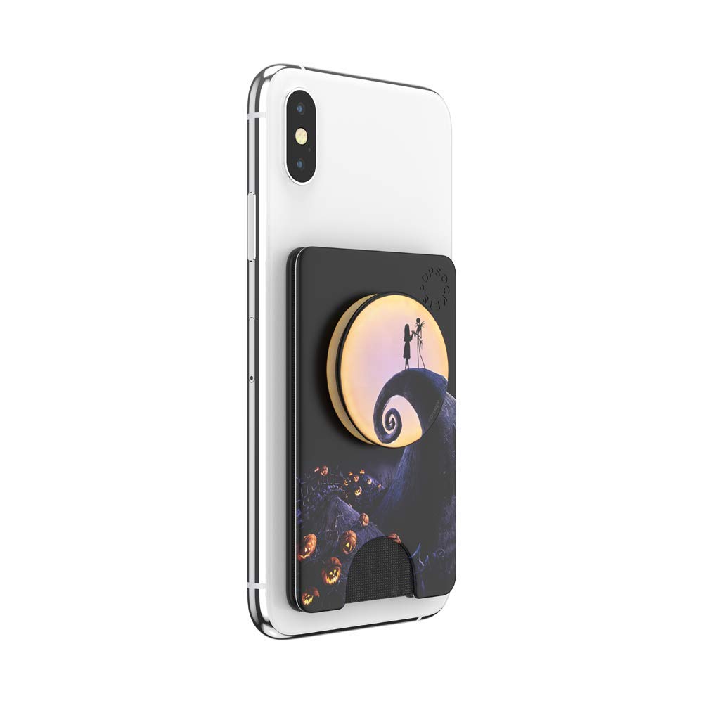 PopSockets - Portafoglio per telefono con impugnatura espandibile, porta carte di credito, compatibile con ricarica wireless, Disney - Mickey Brunch