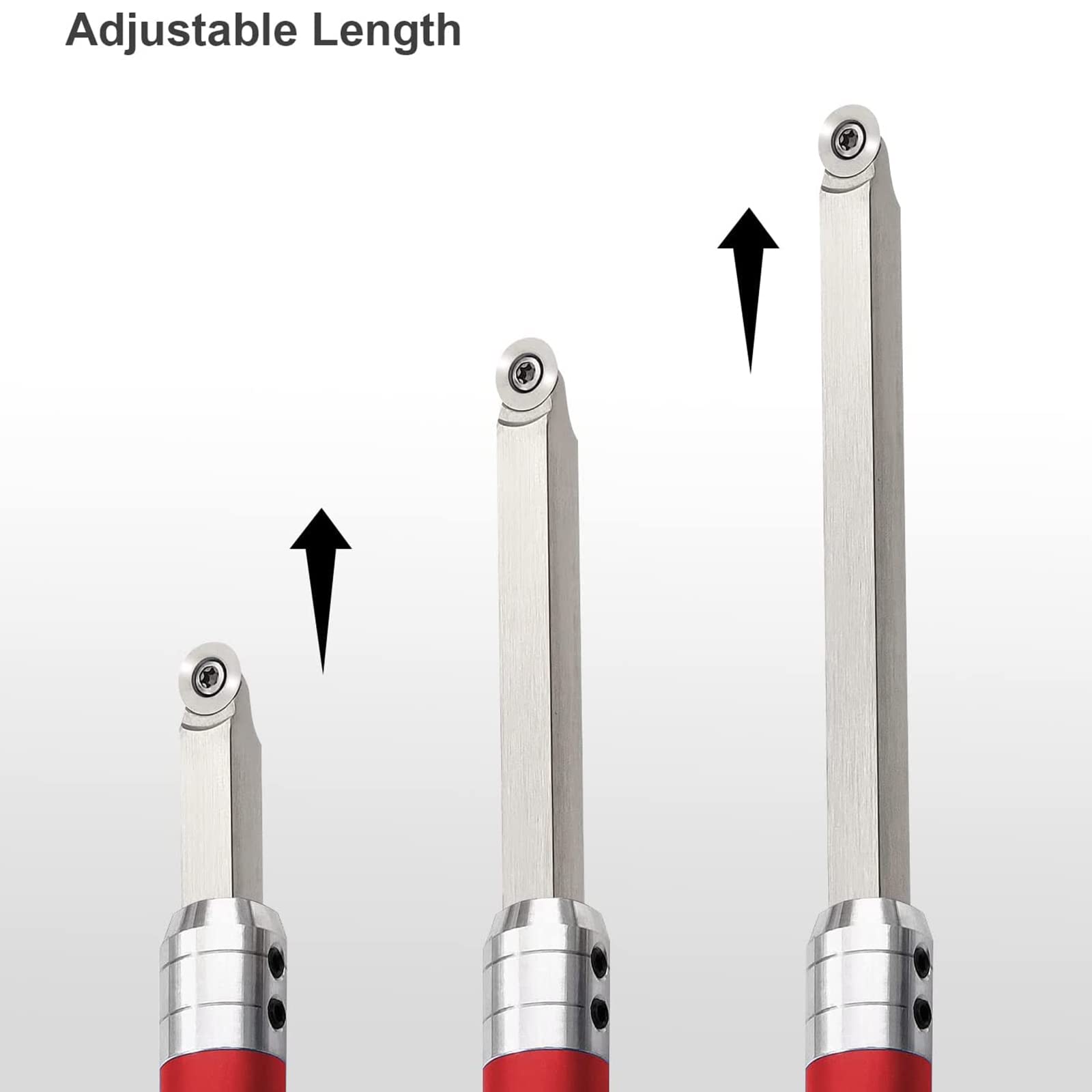 DEEFIINE Set Per Tornitura Legno Con Punte Carburo – Levigatrice Per Scodelle, Utensili Grezzo E Finitura, 4 Inserti In Metallo Duro