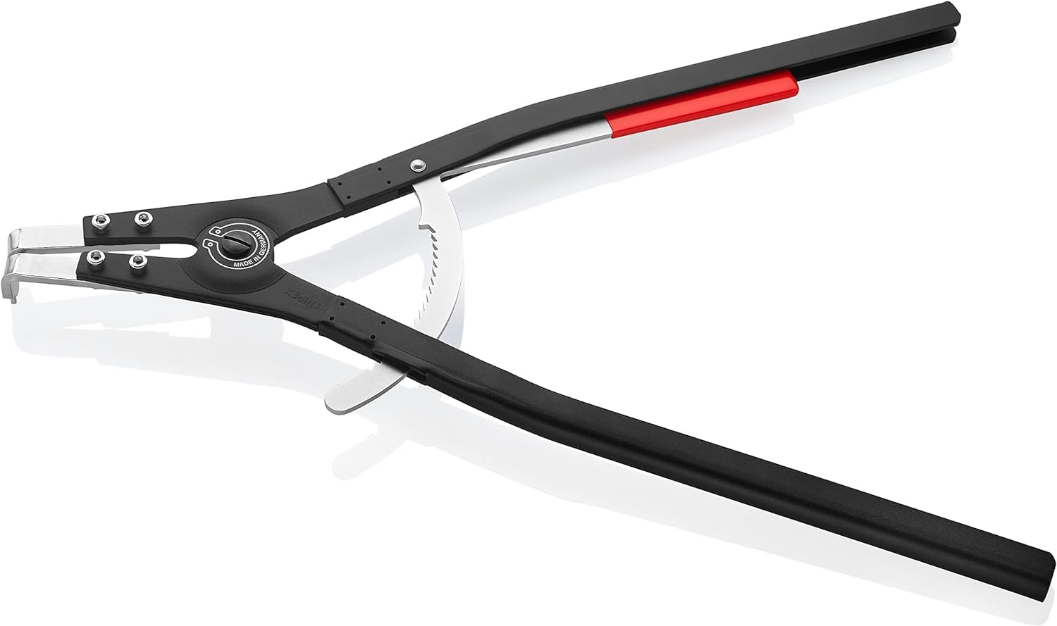 KNIPEX Alicate para arandelas para arandelas exteriores de ejes recubierto de pintura pulverizada, negro 570 mm, 46 20 A51