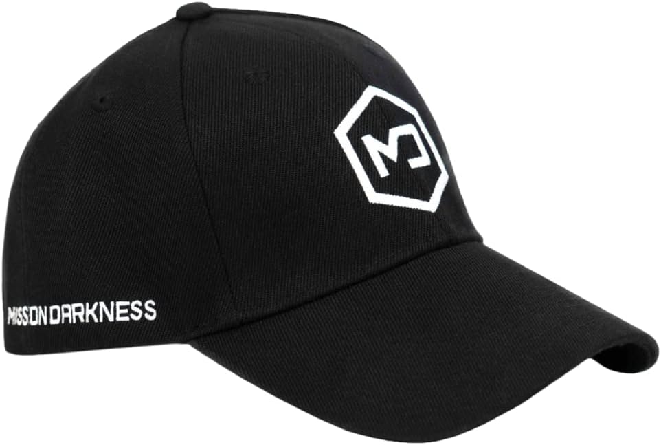 Mission Darkness EMF Blackout Hat - Anti-Radiation Snapback Cap Protects Against EMF EMI RF 5G Wireless Signals - Universal Adult Size (Adjustable)