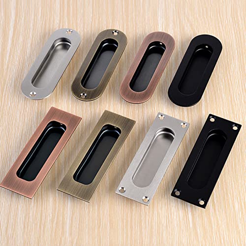 Sollbry 2 Tiradores De Acero Inoxidable 201 Cepillados Para Puertas Corredizas Con Tornillos