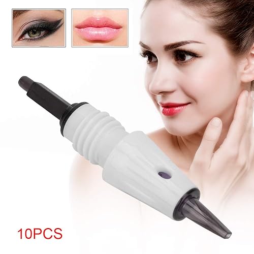 Miniatura 5 de Agujas eléctricas de la pluma de Derma bayoneta 9F3D5D perno cartucho para el Dr. auto Microblading MTS & PMU System (F9)