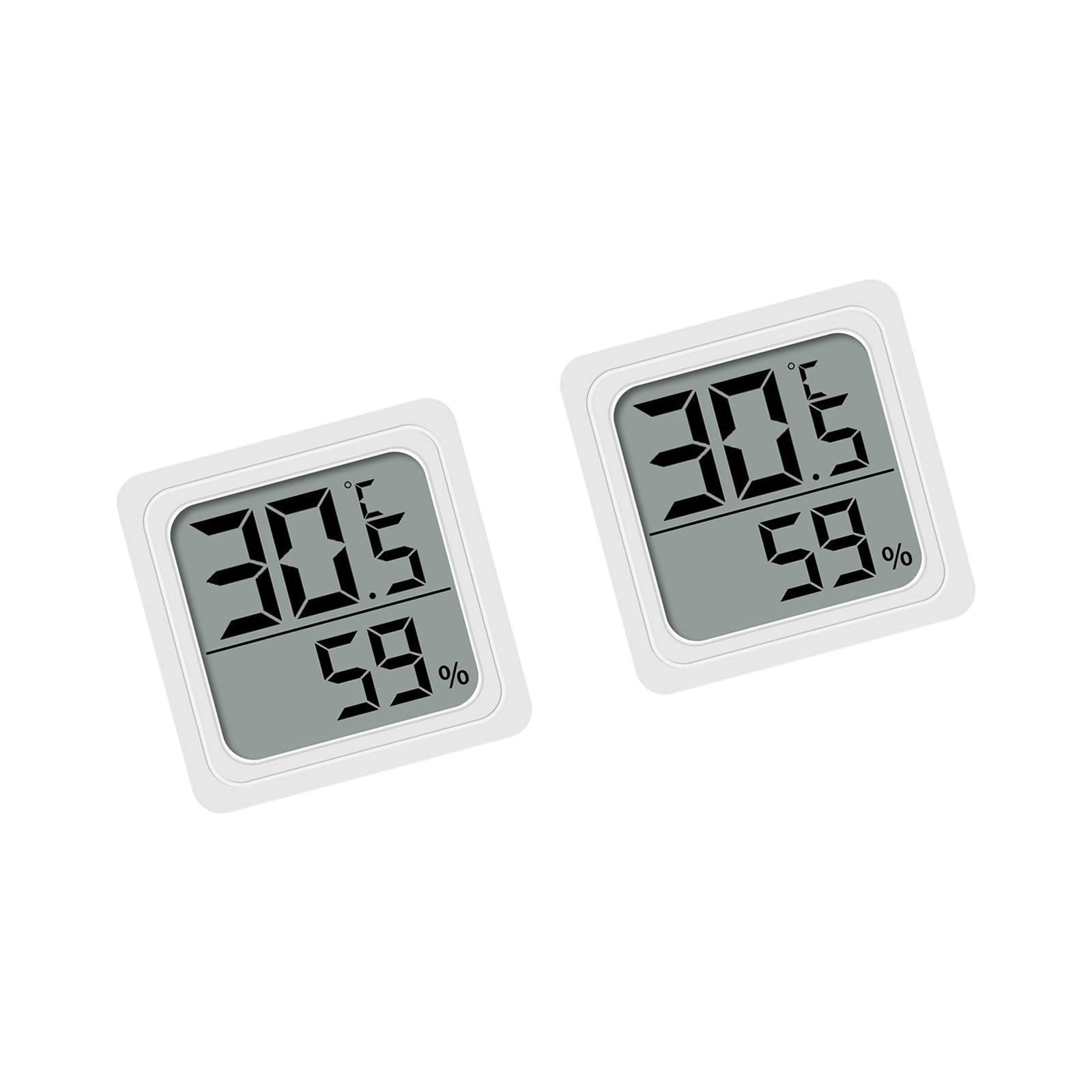 Tiny Transportable Temperature Dampness Observe High Accuracy LCD Display Indoor Environment Transducer with Lovely Symbol Plan Long Battery Life Tiny Digital Hygrometer Thermograph