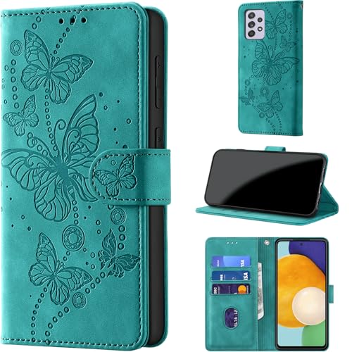 for Samsung Galaxy A33 5G Wallet Case Flip Turquoise