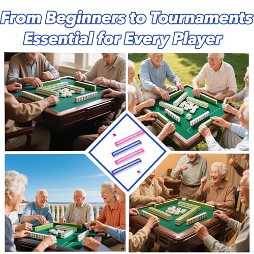 4 Piezas Lector de Reglas Mahjong Acrílico Reforzado miniatura 7