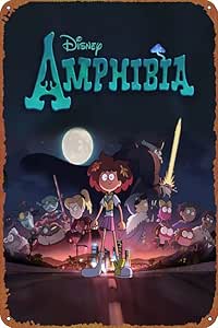 Amazon.com : IEITB Amphibia Posters Tin Metal Sign Vintage Wall Plaque ...