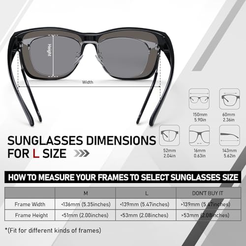HAOLOTA Fit Over Sunglasses-Polarized for Driving Men - Image 4