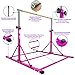 Marfula Gymnastics Bar Set Horizontal Kip Bar With Fiberglass Rail & 304 Stainless Steel Arms For Kids And Gymnast Exercise Home And Gym Club Use