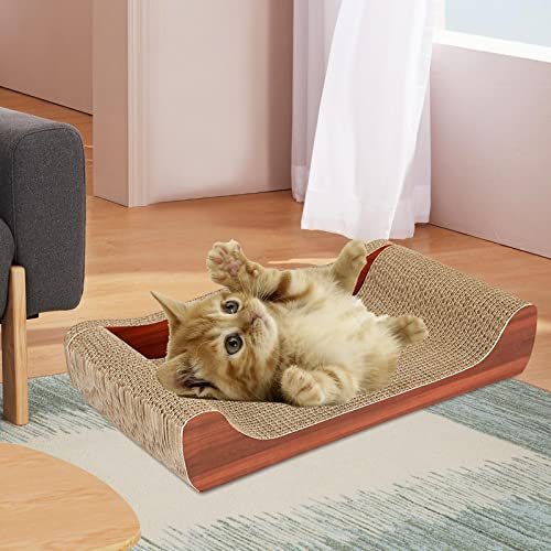 Griffoir pour chats d'intérieur marron de 50cm pour le bonheur de votre félin - 4