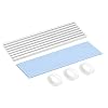 uxcell Aluminum Heatsink Kit 70x22x3mm with Silicone Thermal Pads for M.2, for 2280 SSD