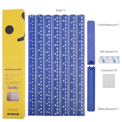 Egoldto 3D Removable Growth Chart