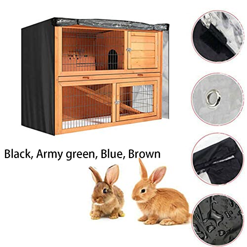 SagaSave Capa Rabbit Hutch, tecido Oxford 210D, camada dupla, resistente ao clima, serve em dois and
