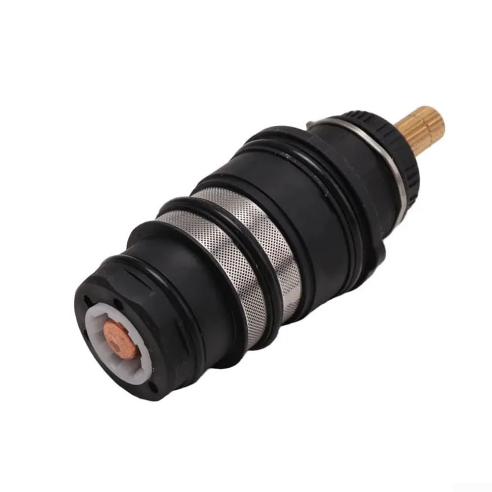 Cartuccia doccia termostatica in ottone, nucleo termostatico per valvola doccia, per 98282000, cartuccia di miscelazione in ottone con design a prova di perdite, struttura in plastica e metallo per la