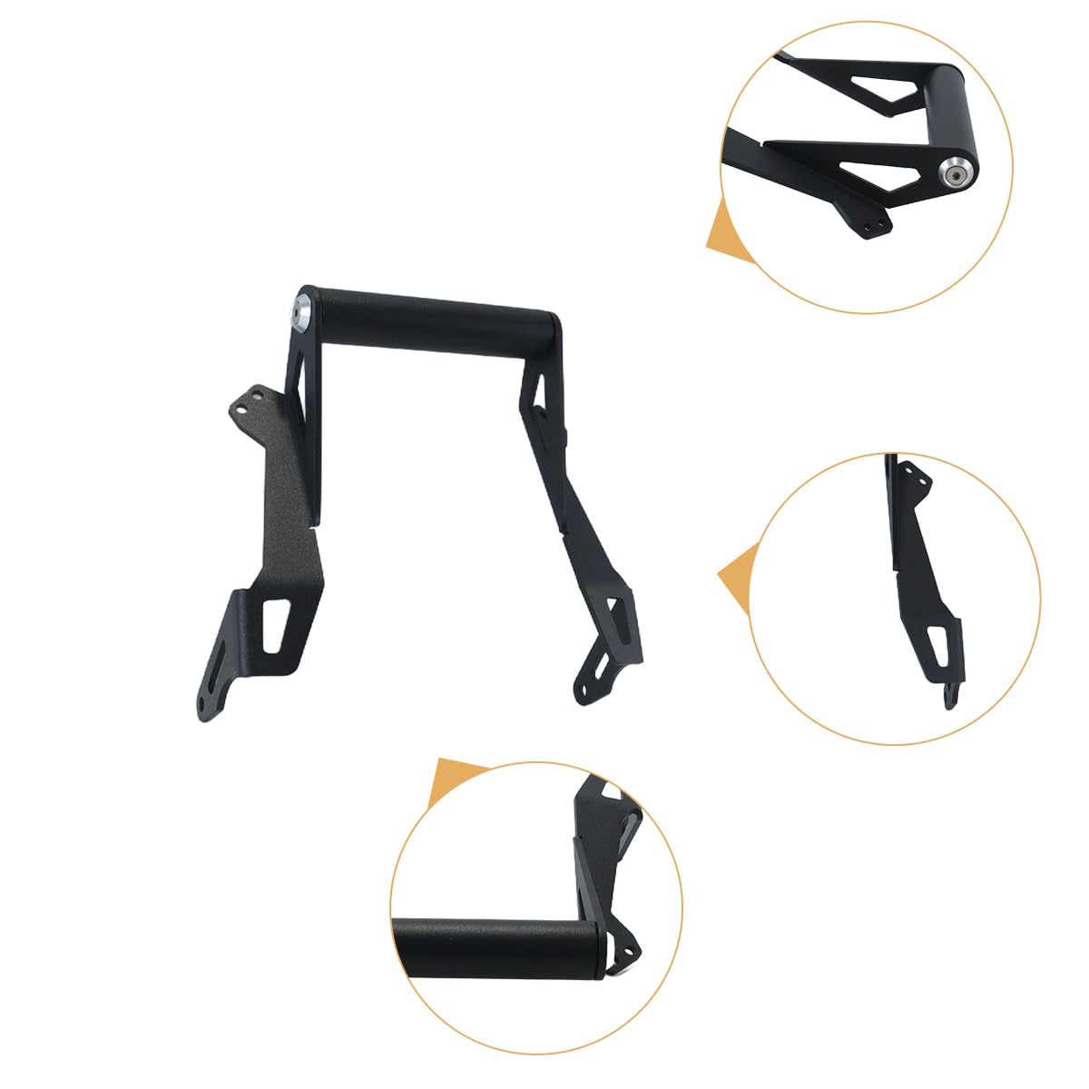 Ubric Soporte para Manillar de Moto para navegación, Apto para ADV 350 (diámetro de Barra Transversal: 12 mm, 22 mm)