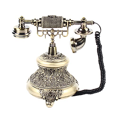 Teléfono Retro con Disco Rotativo Vintage Europeo miniatura 5