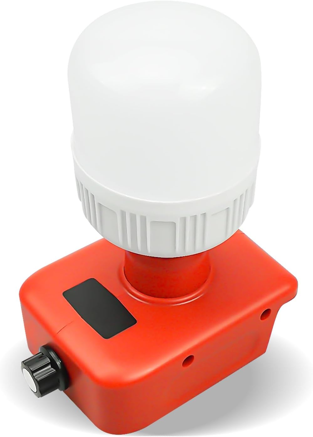 12W LED Work Light Fit for Milwaukee M18 18V Battery, Adjustable Brightness 1300LM LED Lantern with Low Voltage Protection for Camping Emergency Car Repairing Storeroom and Job Site Lighting