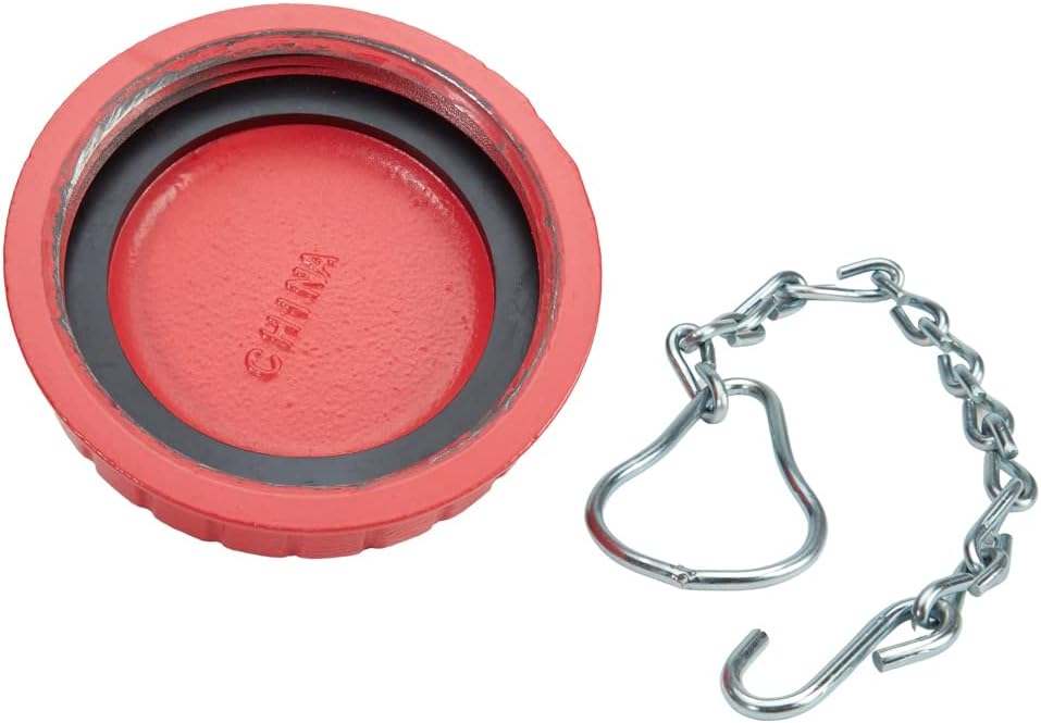 Heavy Duty 4 1/2" Replacement Iron Fire Hydrant Cap with NH/NST Threads