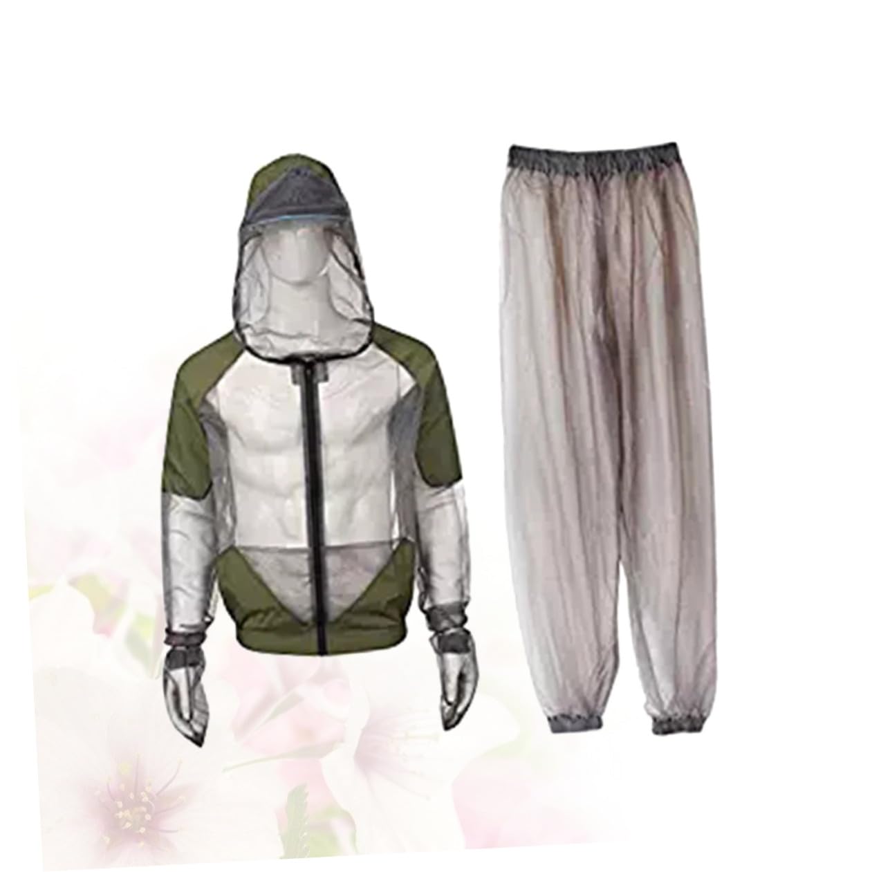 BESPORTBLE Combinaison à Capuche Moustiques pour Camping Maille Haute Densité et Poignets Élastiqués