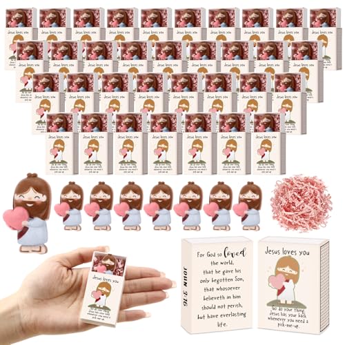 Wettarn 12 Sets Little Jesus Loves You Figures End of