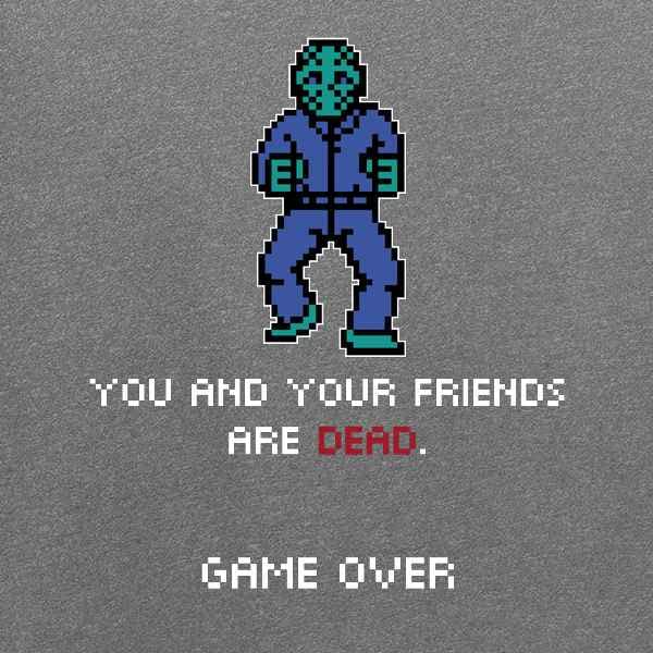 Pop Threads You and Your Friends are Dead Game Over Gaming Graphic Tee T-Shirt for Men2