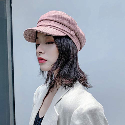 Chapeau d'octogone en coton contre les coups de soleil avec bonnet tricoté style marine