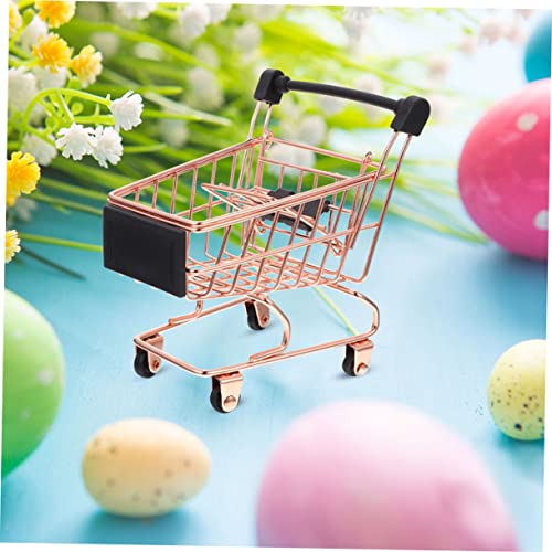 Toddmomy 10 Pcs Shopping Cart Toy Shopping Cart For Toddlers Grocery Wagon Rolling Cart For Groceries Supermarket Cart Toys Shopping Cart Model Metal Wire Fruit Basket Toddler Shopping Cart #TOP1