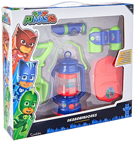 Pj Masks Camping Kit Com Lampiao E Binoculo