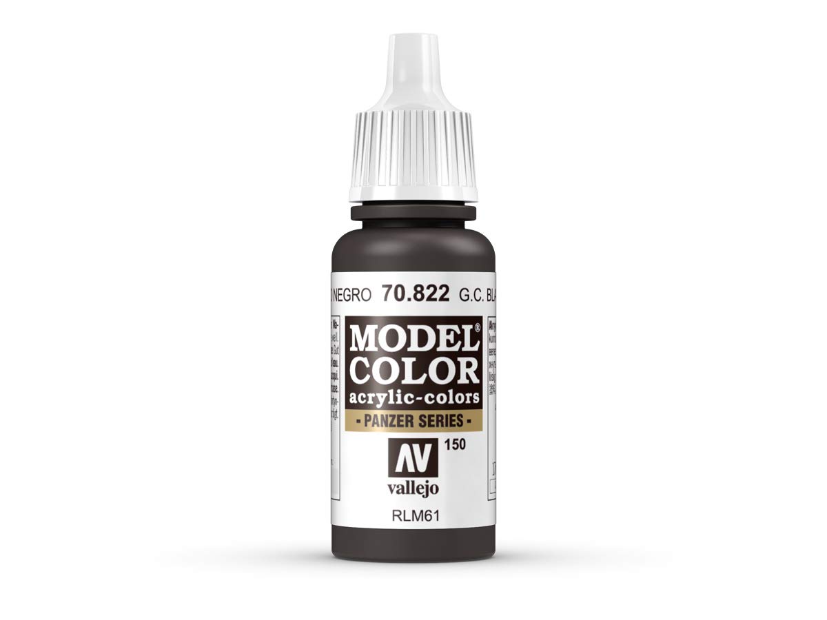 Vallejo Model Color 70822 German Cam.Black Brown (17ml)