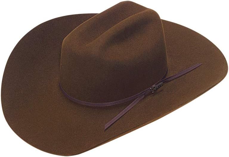 M&F Western Products TWISTER Western Cowboy Hat Adult 6X Fur Cord 7 Medium Brown T7635002