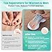 Pnrskter Toe Protectors Women - (30Pcs Small) - Breathable Toe Sleeves for Women & Men - Gel Toe Caps for Blisters, Corns, Calluses, Toenails Loss - Toe Cushions for Daily Use, Traveling Essentials