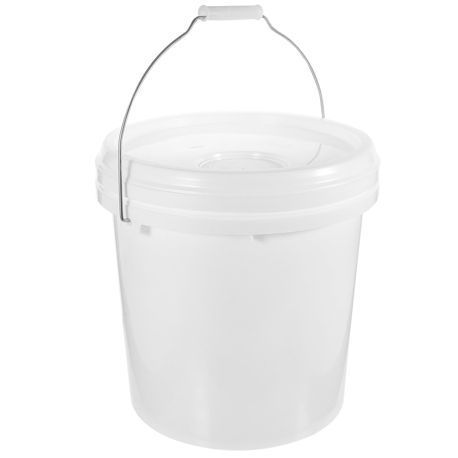 Cubo de Pintura Vacío Redondo de 10 L con Tapa y Apertura