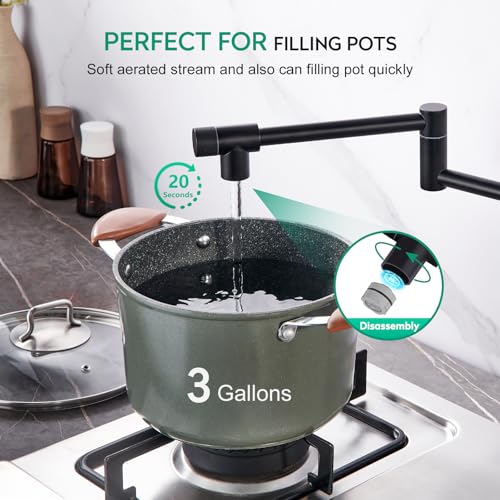 Mitigeur evier 2 jets d'eau robinet mural noir mat CREA 360