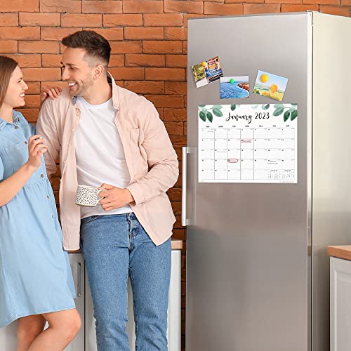 Magnetic Calendar For Fridge, Cabbrix Fridge Calender Runs From Jan 2023 - Jun 2024, Refrigerator Calendar 15 X 12 Inches For Planning And Organizing Your Life #TOP5
