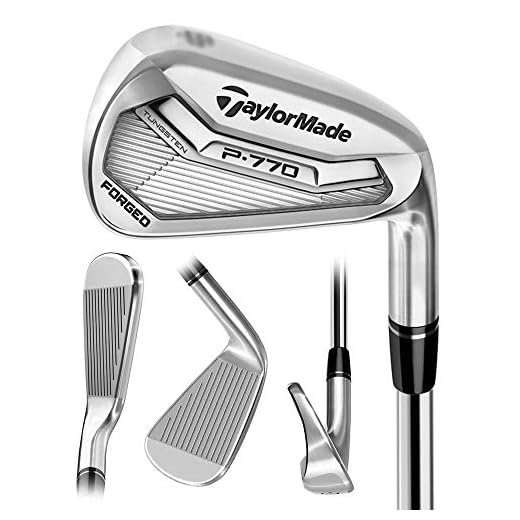Taylormade Men's P770 Irons Approach Wedge Kbs Tour Flt Regular Right