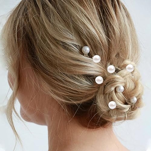 30Pcs Hair Clips, Pearl Hair Pins for Women Girls Brides - White Pearls, Cute Wedding Barrettes, Hair Accessories Decoration - Image 4