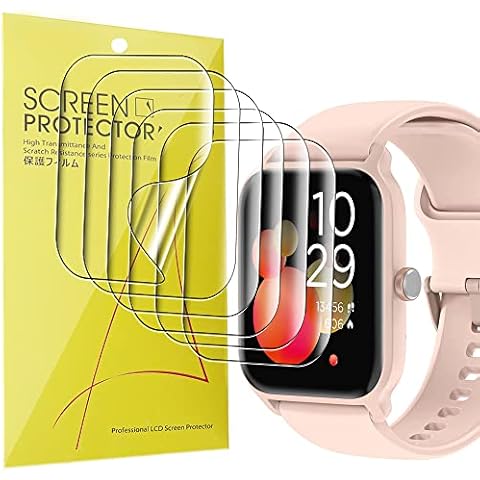TOOBUR Smart Watch Protector TPU Film 6 Pack Cover