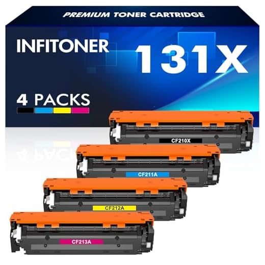 131X CF210X 131A Multipack Toner für HP LaserJet Pro 200 Color MFP M276nw M276n M251n M251nw M276 M251 CF210A CF211A CF212A CF213A CM1415FNW CP1515N CP1525N 128A CF320A 125A CB540A CP1215