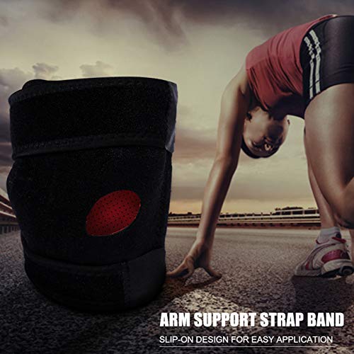 Elleboogbandage, elleboogbandage van neopreen, tennisarm, fitness, elleboog-rail, elleboogbescherming met dubbele veerstabilisatoren voor ondersteuning van gewrichten en spieren - Afbeelding 5