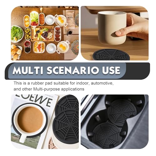 4PCS Portavasos para Carro, Soporte Antideslizante de PVC miniatura 7