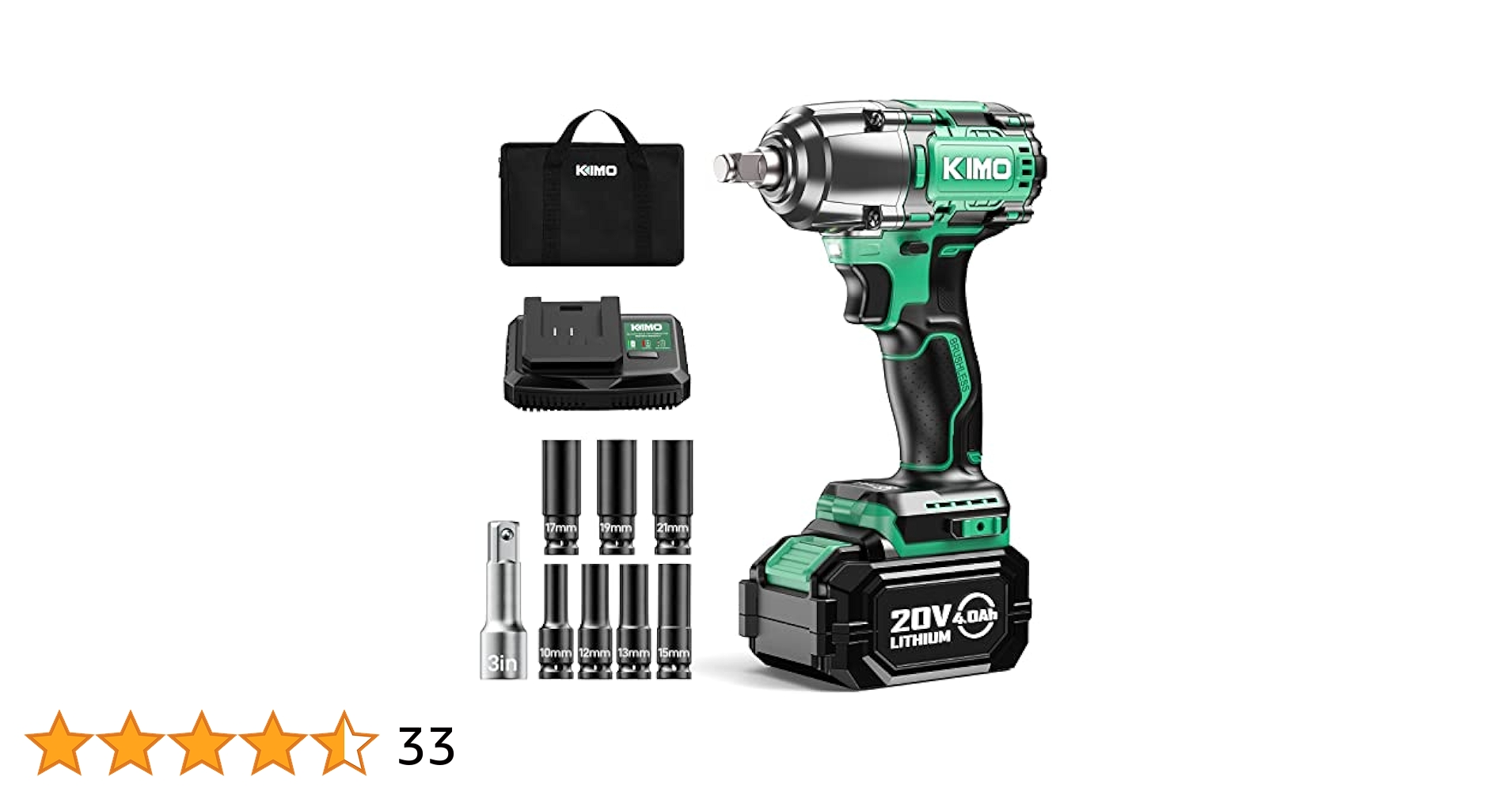 KIMO コードレスインパクトドライバー 20V ブラシレス Amazon.co.jp: KIMO インパクトドライバー 20V 最大トルク300N
