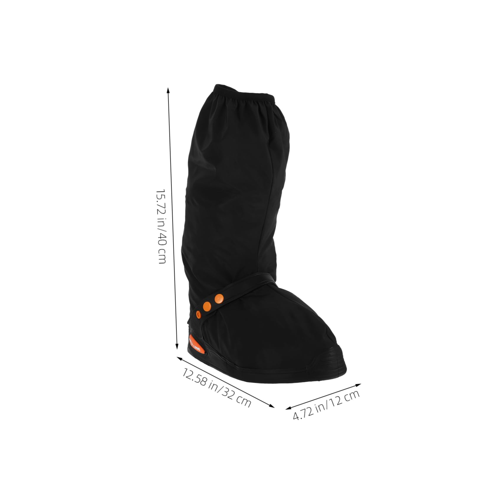 TOYANDONA Rain Boot Covers for Activities: Anti-Slip Waterproof Men Women (Size XL)