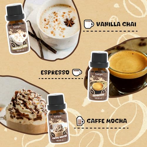 Difusor aromático eléctrico con aceites esenciales de café miniatura 4