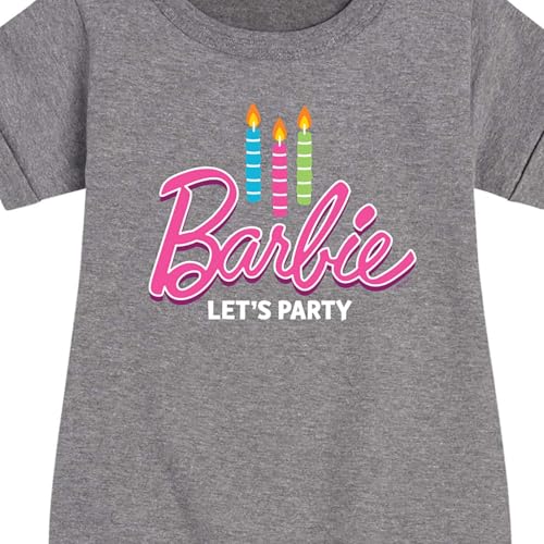 Barbie - Let's Party - Toddler and Youth Girls Fleece Dress3