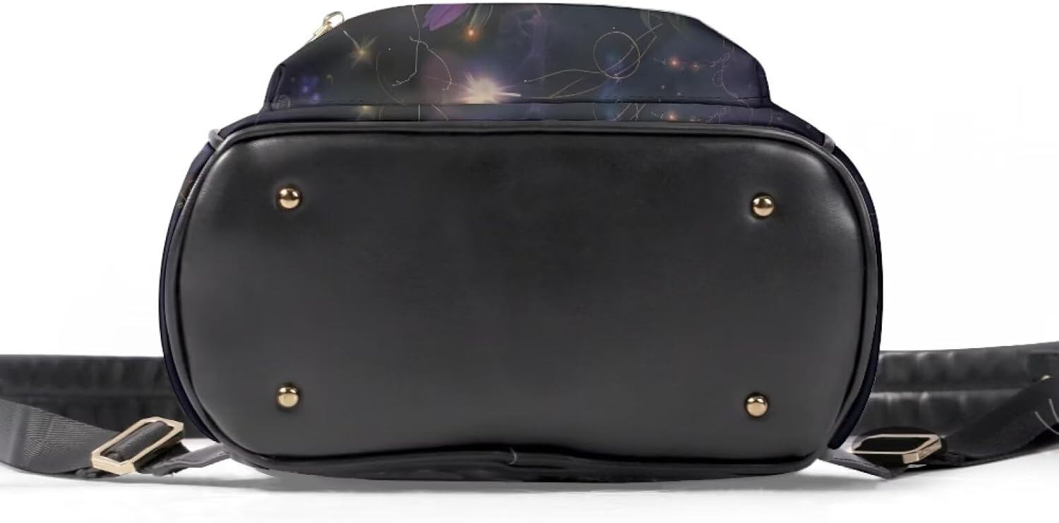 Hummingbird Rose Backpack for Women Portable Laptop Bookbag Water Resistant Tote Shoulder Bag for Work Beach Camping Picnics Hiking Womens