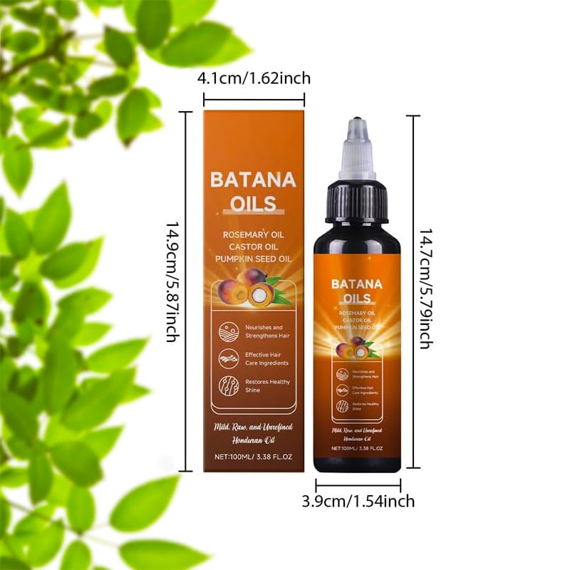 Miniatura 7 de AOFEETINE Aceite de batana natural para el crecimiento del cabello Batana 4 en 1 de Honduras con romero, aceite de ricino, semillas de calabaza
