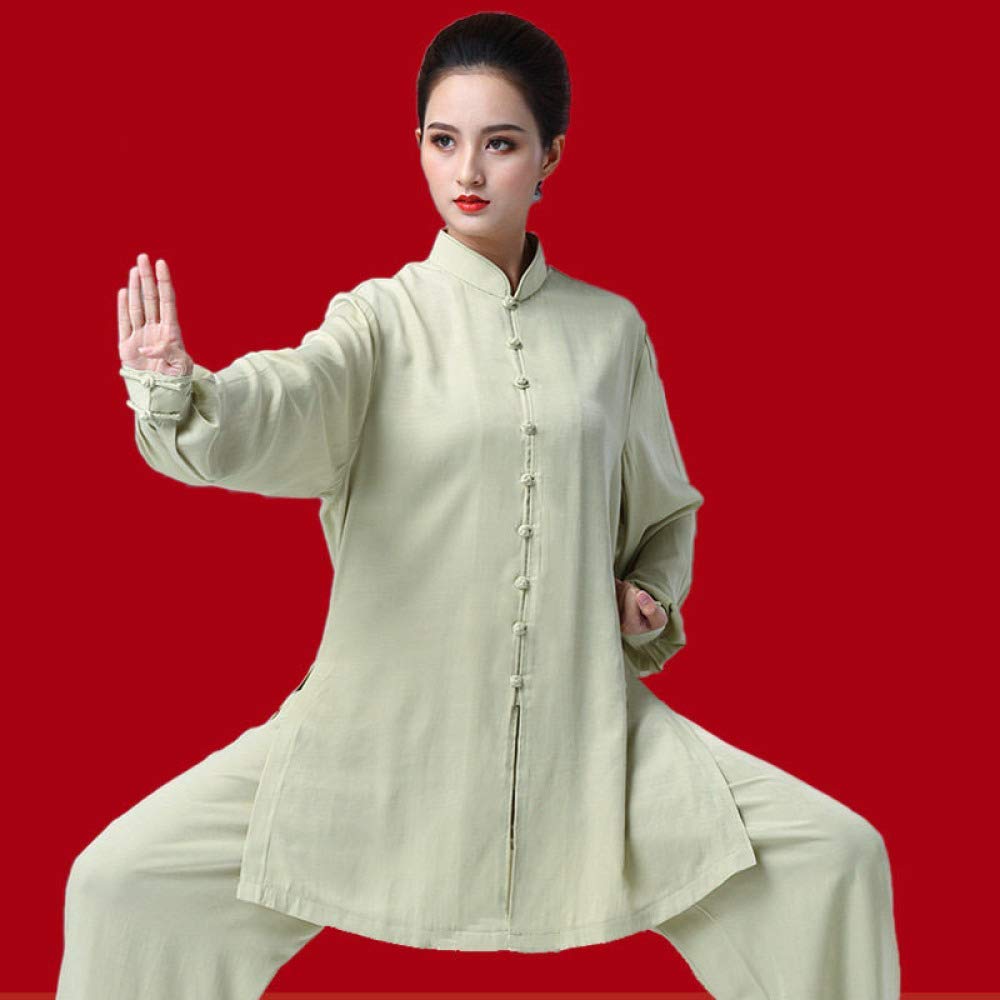 Costume de Tai Chi Femme RWRAPS Douceur Coton Harmonie du Corps et Esprit