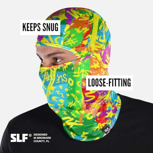Image of SLEEFS Balaclava Face Mask Men & Women - Loose Fit, Breathable Ski Mask Shiesty for Football, Cycling - All Weather Use
