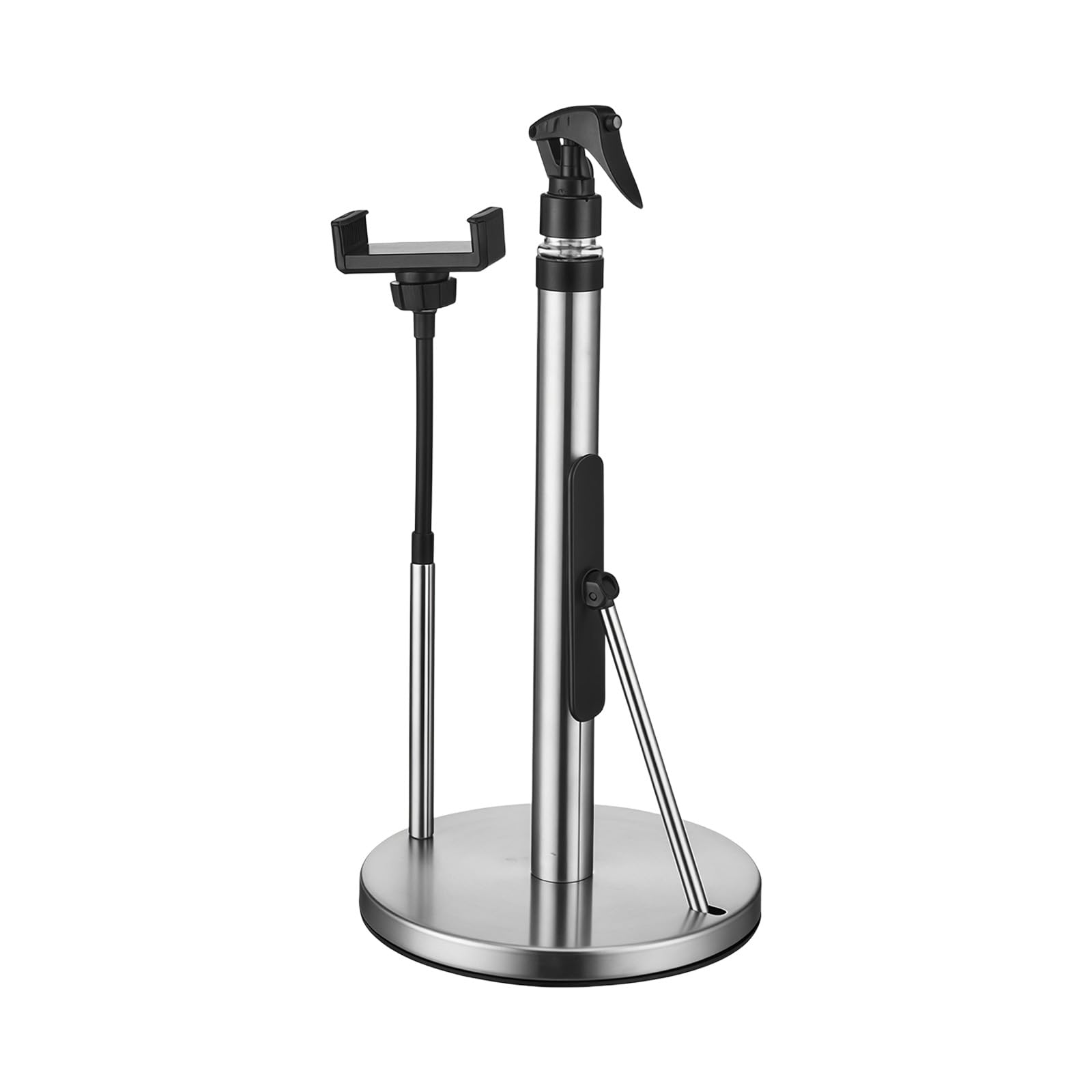 Elnwnnkc A Modern Kitchen Essential Stainless Steel Roll Paper Holder Suitable For Counter Or Wall Mounting Versatile Use Tissue Paper Dispenser