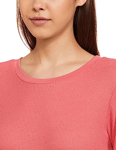 Image of Amazon Brand - Symbol Women's Casual Cotton Blend Waffle Calf Length Regular Fit Nighty (Available in Plus Sizes)